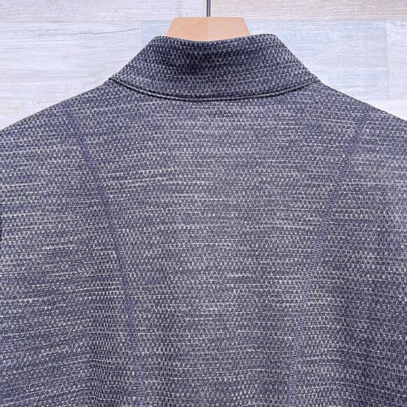 PGA Tour 1/4 Zip Tech Fleece Sweatshirt Gray Golf Pockets Stretch Womens Large - Picture 5 of 8